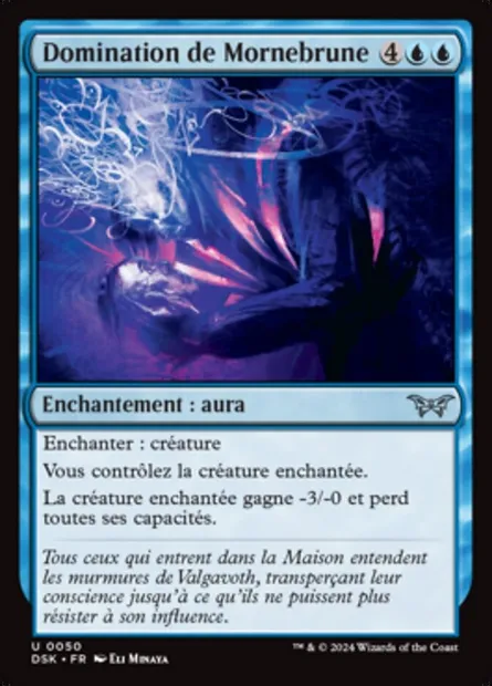 Domination de Mornebrune, carte Magic DSK 50 — extension Duskmourn: House of Horror