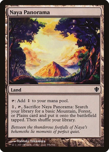 Naya Panorama, Magic card C13 308 — Commander 2013 set