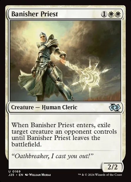 Banisher Priest, Magic card J25 169 — Foundations Jumpstart set