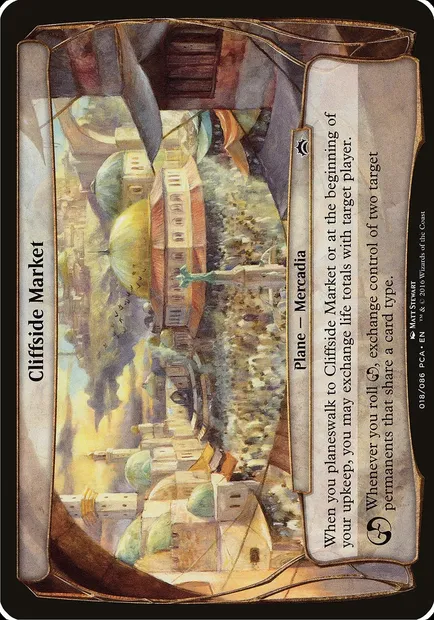Cliffside Market, Magic card OPCA 18 — Planechase Anthology Planes set