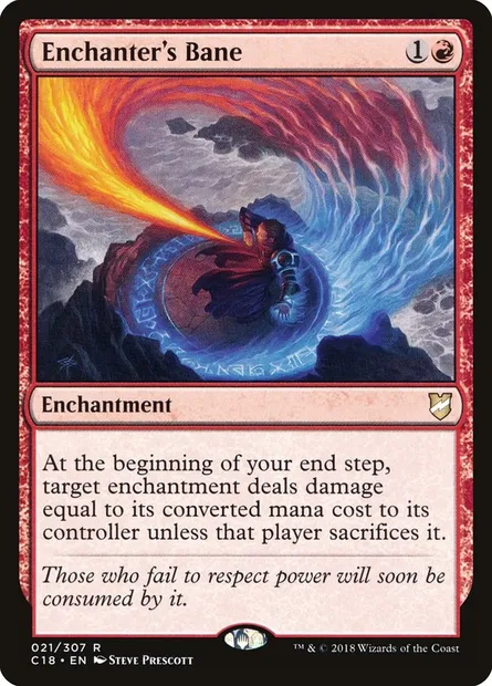 Enchanter's Bane, Magic card C18 21 — Commander 2018 set