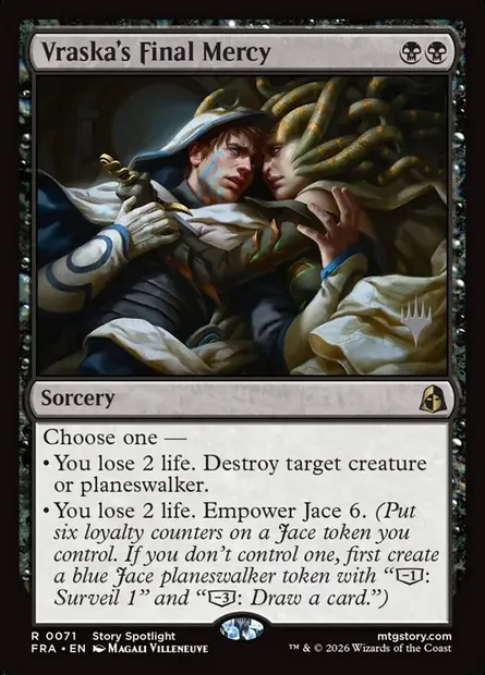 Ultime clémence de Vraska, carte Magic PFRA 71p — extension Reality Fracture Promos
