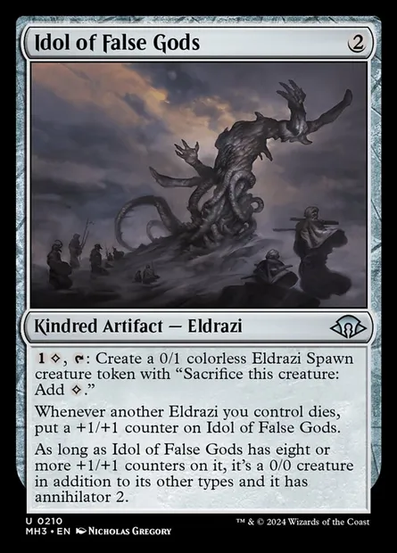 Idol of False Gods, Magic card MH3 210 — Modern Horizons 3 set