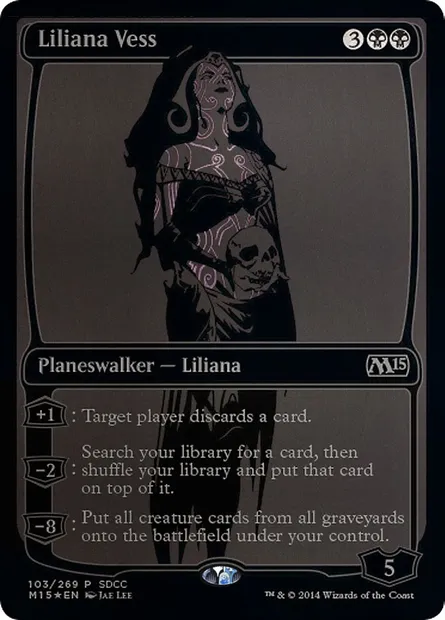 Liliana Vess, carte Magic PS14 103 — extension San Diego Comic-Con 2014