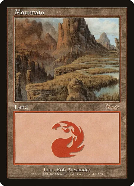 Montagne, carte Magic PAL03 4 — extension Arena League 2003