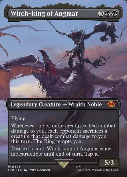 Witch-king of Angmar, Magic card LTR 423 — The Lord of the Rings: Tales of Middle-earth set
