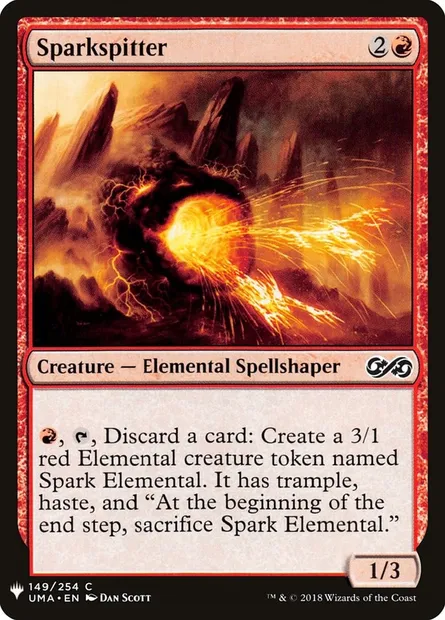 Sparkspitter, Magic card PLST UMA-149 — The List set