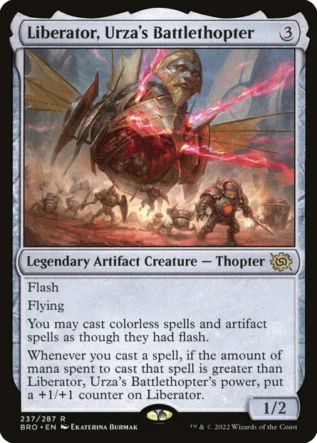 Liberator, Urza's Battlethopter, Magic card BRO 237 — The Brothers' War set