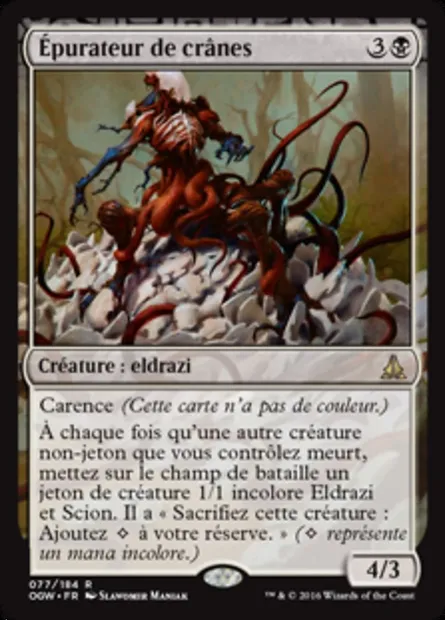 Épurateur de crânes, carte Magic OGW 77 — extension Le serment des Sentinelles