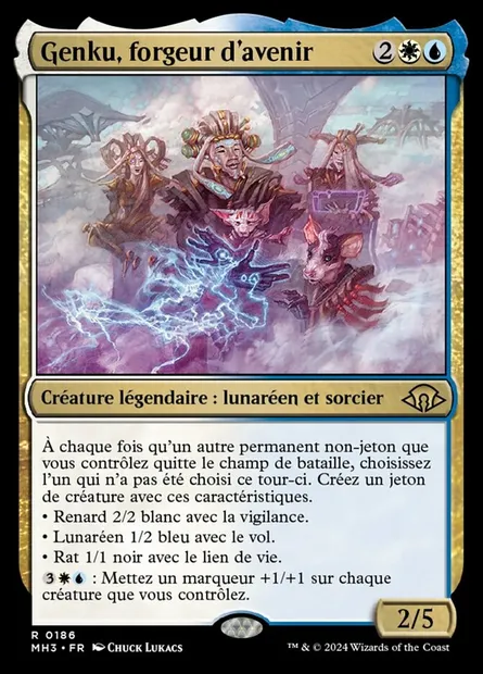 Genku, forgeur d'avenir, carte Magic MH3 186 — extension Modern Horizons 3