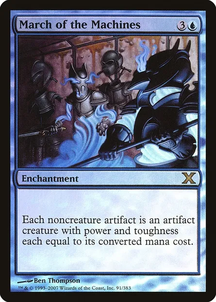 Marche des machines, carte Magic 10E 91★ — extension Dixième édition