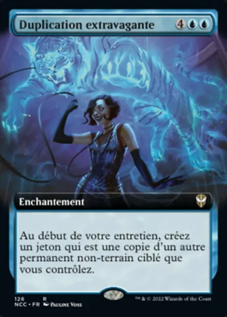 Duplication extravagante, carte Magic NCC 126 — extension New Capenna Commander