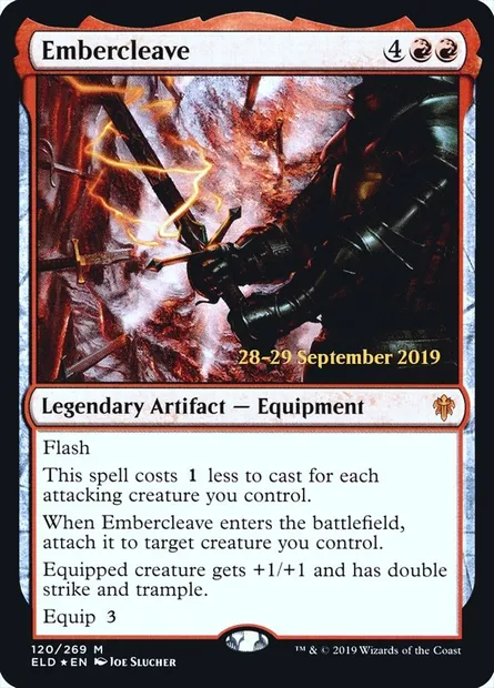 Embercleave, Magic card PELD 120s — Throne of Eldraine Promos set