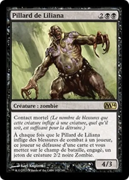 Pillard de Liliana, carte Magic M14 103 — extension Magic 2014