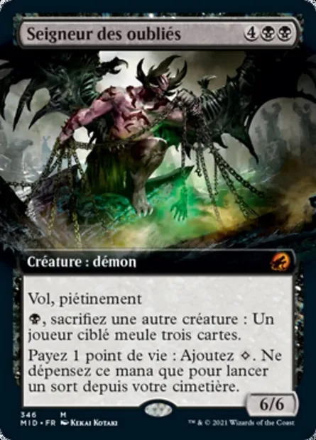 Seigneur des oubliés, carte Magic MID 346 — extension Innistrad : chasse de minuit