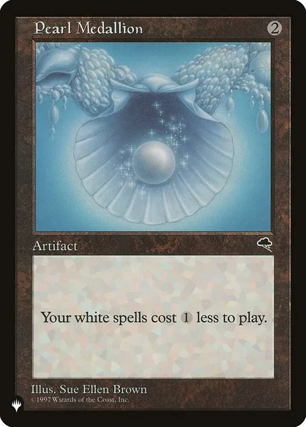 Pearl Medallion, Magic card PLST TMP-300 — The List set