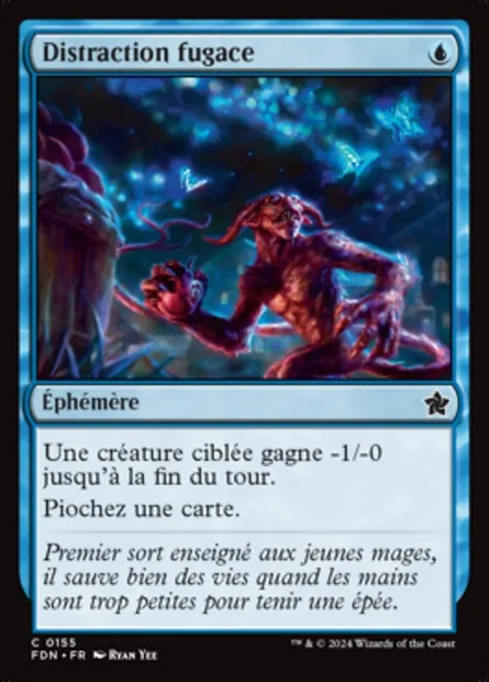 Distraction fugace, carte Magic FDN 155 — extension Foundations