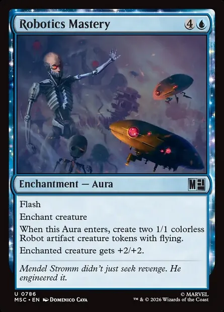Robotics Mastery, Magic card MSC 786 — Marvel Super Heroes Commander set