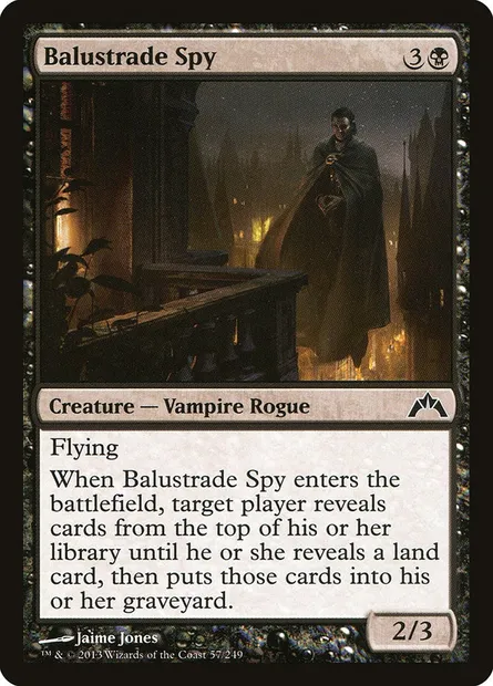 Balustrade Spy, Magic card GTC 57 — Gatecrash set