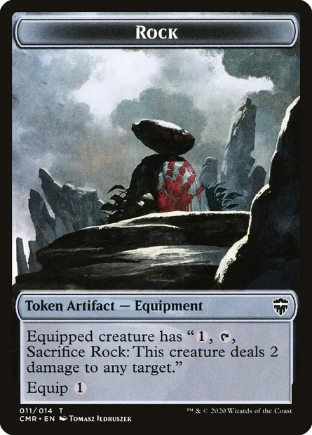 Rock, carte Magic TCMR 11 — extension Commander Legends Tokens
