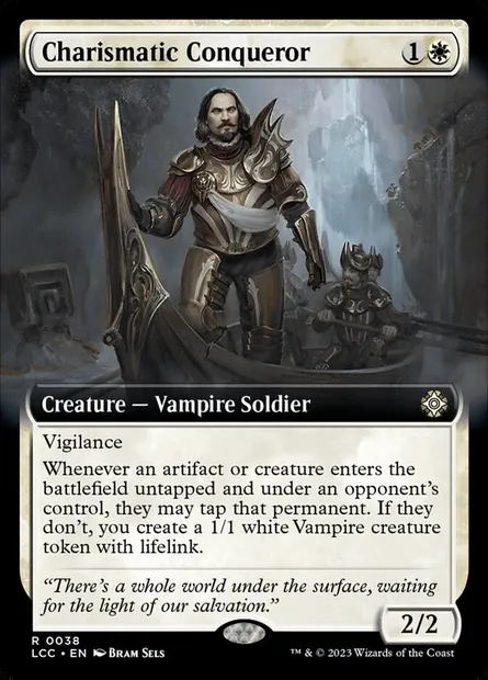 Charismatic Conqueror, Magic card LCC 38 — The Lost Caverns of Ixalan Commander set