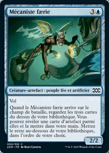 Mécaniste faerie, carte Magic 2XM 50 — extension Double Masters