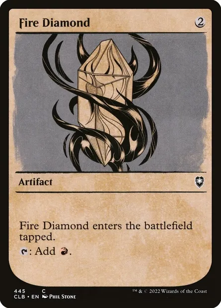 Fire Diamond, Magic card CLB 445 — Commander Legends: Battle for Baldur's Gate set