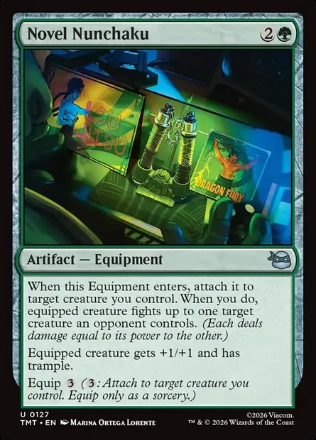Novel Nunchaku, Magic card TMT 127 — Teenage Mutant Ninja Turtles set