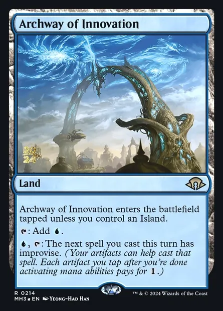 Arche de l'innovation, carte Magic PMH3 214s — extension Modern Horizons 3 Promos