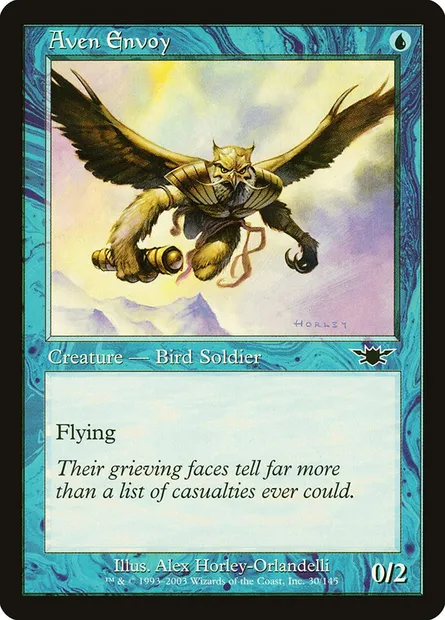 Aven Envoy, Magic card LGN 30 — Legions set