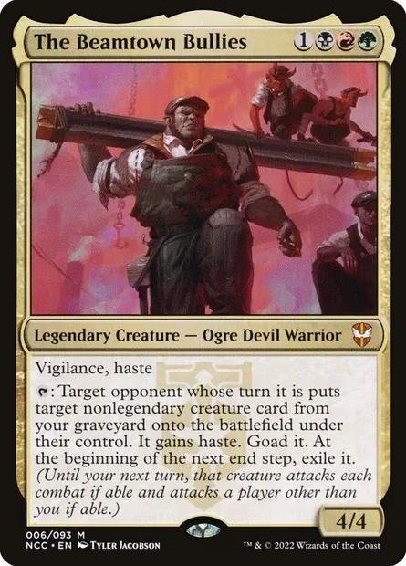 The Beamtown Bullies, Magic card NCC 6 — New Capenna Commander set
