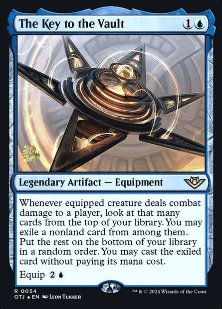 The Key to the Vault, Magic card POTJ 54s — Outlaws of Thunder Junction Promos set