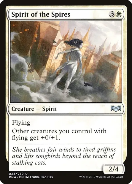 Spirit of the Spires, Magic card RNA 23 — Ravnica Allegiance set