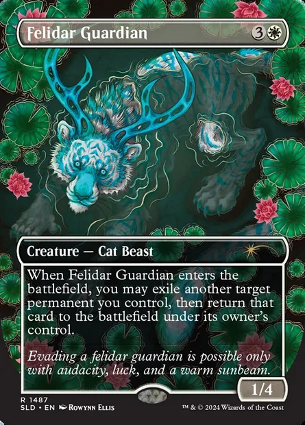 Felidar Guardian, Magic card SLD 1487 — Secret Lair Drop set