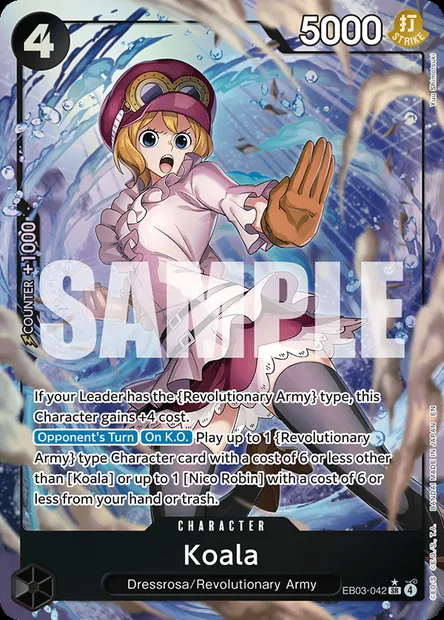 Koala, One Piece card EB03-042 — ONE PIECE HEROINES EDITION set