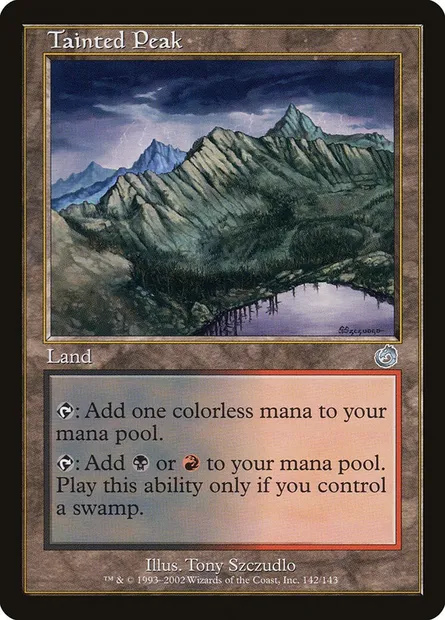 Tainted Peak, Magic card TOR 142 — Torment set