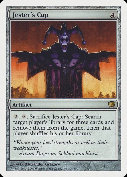 Jester's Cap, Magic card 9ED 301 — Ninth Edition set