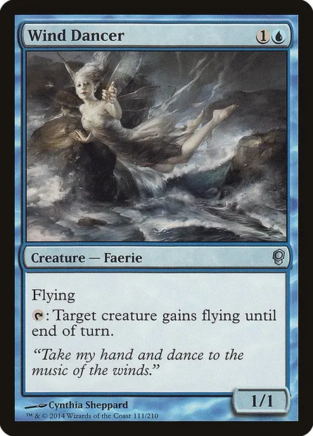 Danseuse du vent, carte Magic CNS 111 — extension Conspiration