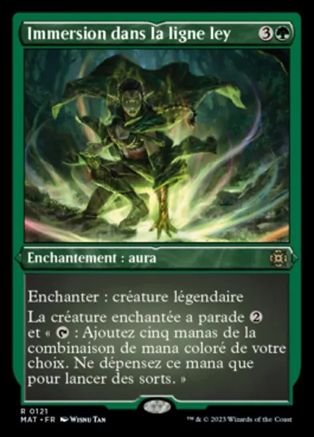 Immersion dans la ligne ley, carte Magic MAT 121 — extension L'invasion des machines : le jour d'après