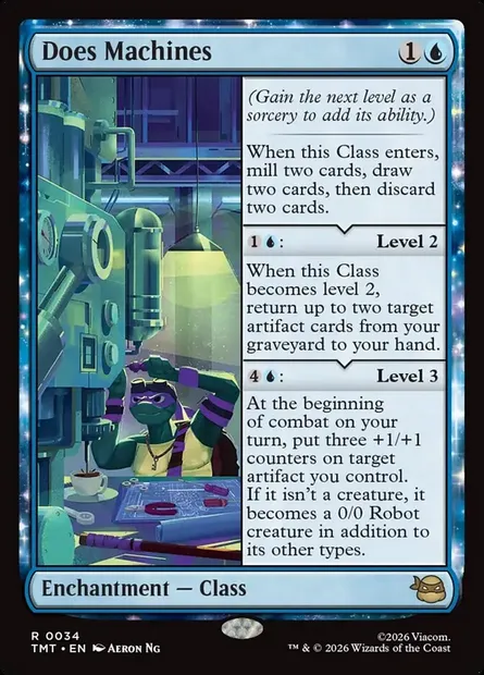 Does Machines, Magic card TMT 34 — Teenage Mutant Ninja Turtles set