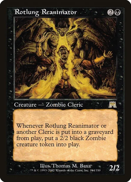 Rotlung Reanimator, Magic card ONS 164 — Onslaught set