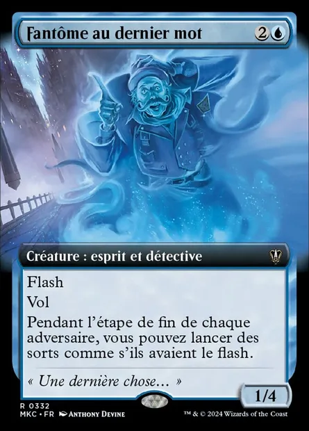 Fantôme au dernier mot, carte Magic MKC 332 — extension Murders at Karlov Manor Commander