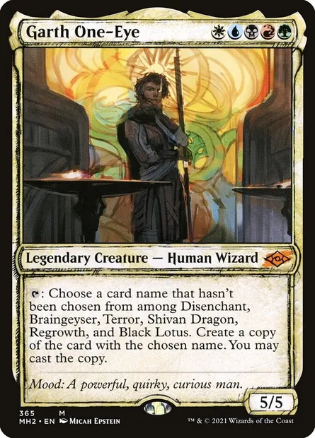 Garth One-Eye, Magic card MH2 365 — Modern Horizons 2 set