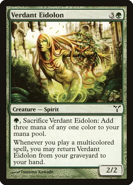 Verdant Eidolon, Magic card DIS 100 — Dissension set