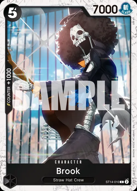 Brook, One Piece card ST14-010 — 3D2Y set