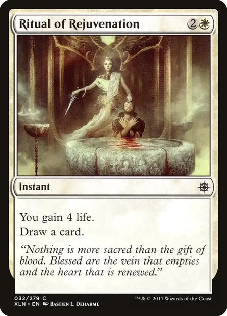 Ritual of Rejuvenation, Magic card XLN 32 — Ixalan set