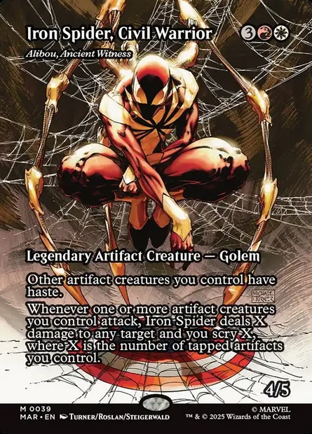 Alibou, Ancient Witness, Magic card MAR 39 — Marvel Universe set