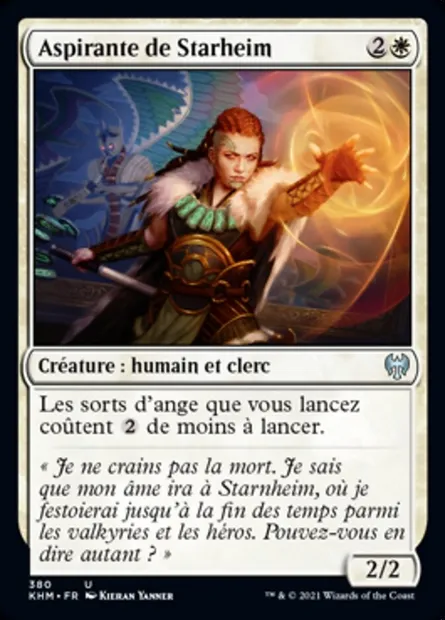 Aspirante de Starheim, carte Magic KHM 380 — extension Kaldheim