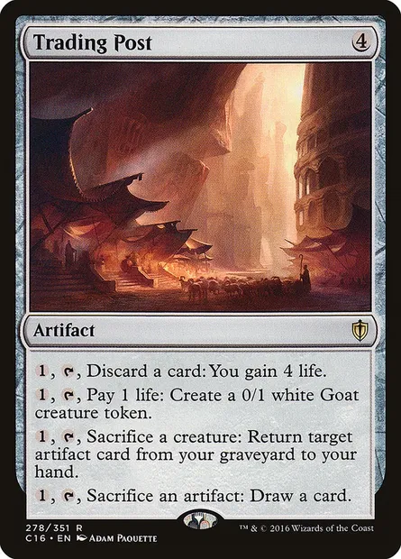 Trading Post, Magic card C16 278 — Commander 2016 set