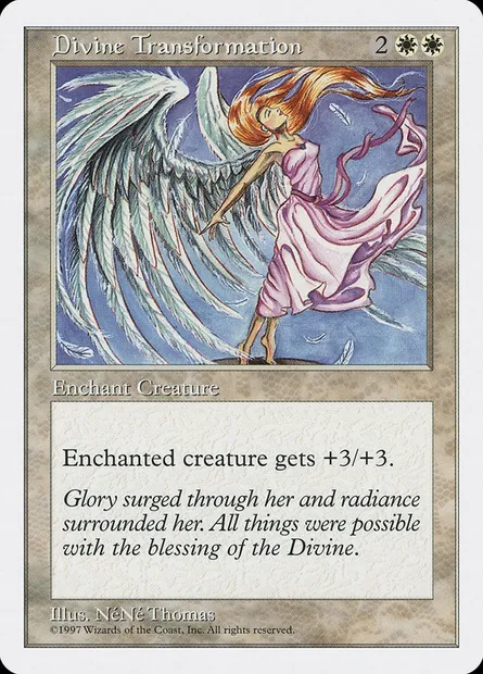 Divine Transformation, Magic card 5ED 28 — Fifth Edition set